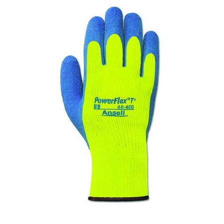 Ansell Scorpio, Supported Neoprene Glove, 100% Cotton Lined, Fully Coated, Rough Finish, Guantlet, Sz 10 80-400-7